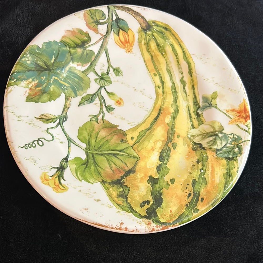 PIER 1  PUMPKIN PATCH SQUASH PLATE - Picture 5 of 11
